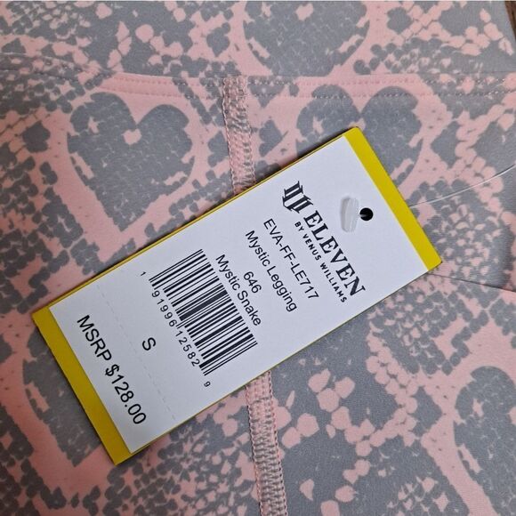 Eleven by Venus Williams Pink & Grey Heart Mystic Snake Compression Legg… - Picture 5 of 8